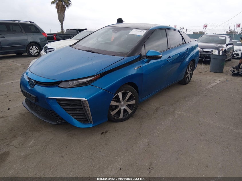 Vin: jtdbvrbd6ka006350, lot: 46652438, toyota mirai 20192