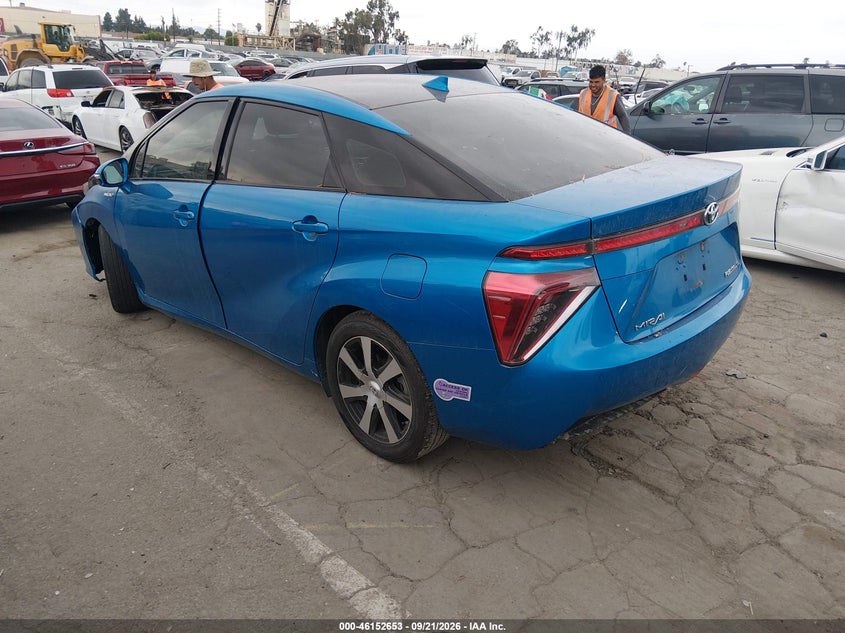 Vin: jtdbvrbd6ka006350, lot: 46652438, toyota mirai 20193