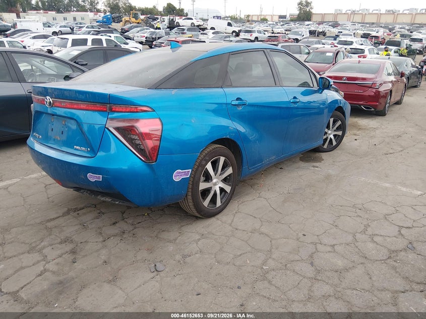 Vin: jtdbvrbd6ka006350, lot: 46652438, toyota mirai 20194