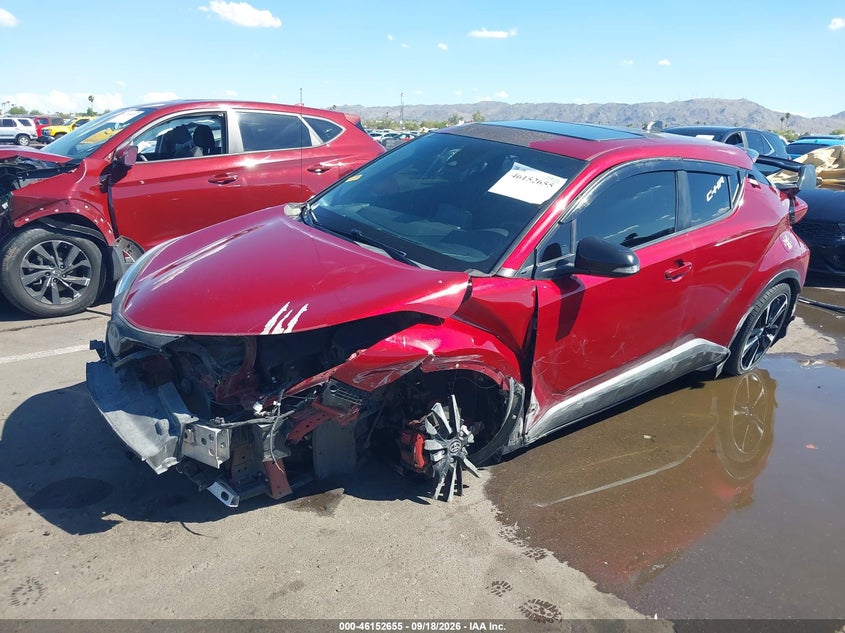 Vin: jtnkhmbx4k1030047, lot: 46652440, toyota c-hr le 20192