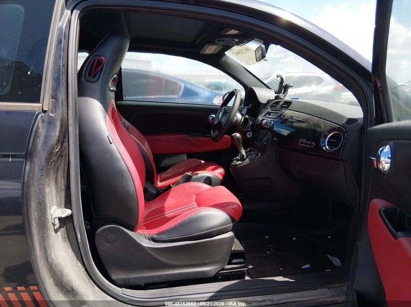 FIAT 500 2012 VIN 3C3CFFFH1CT292412