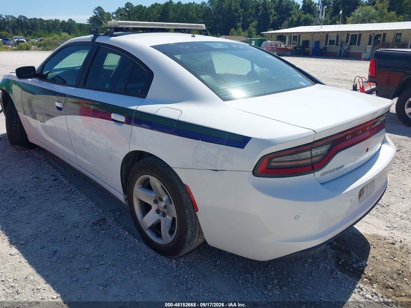 Vin: 2c3cdxat0hh508001, lot: 46652453, dodge charger police 20173