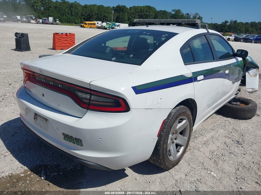 Vin: 2c3cdxat0hh508001, lot: 46652453, dodge charger police 20174
