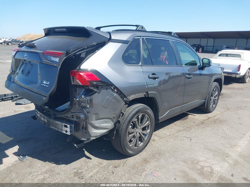 Vin: jtmb6rfvxsd155987, lot: 46652468, toyota rav4 hybrid xle premium 20254