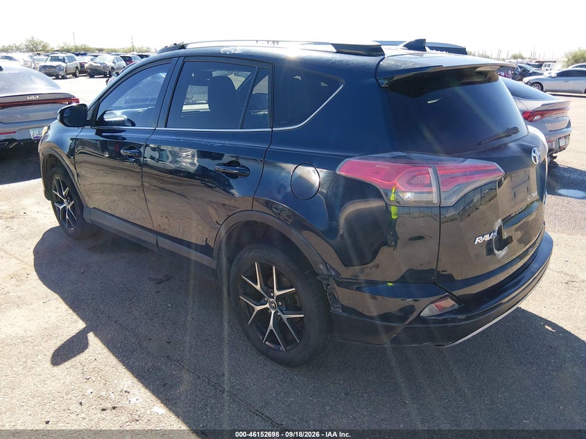 Vin: 2t3jfrev9hw582909, lot: 46652484, toyota rav4 se 20173