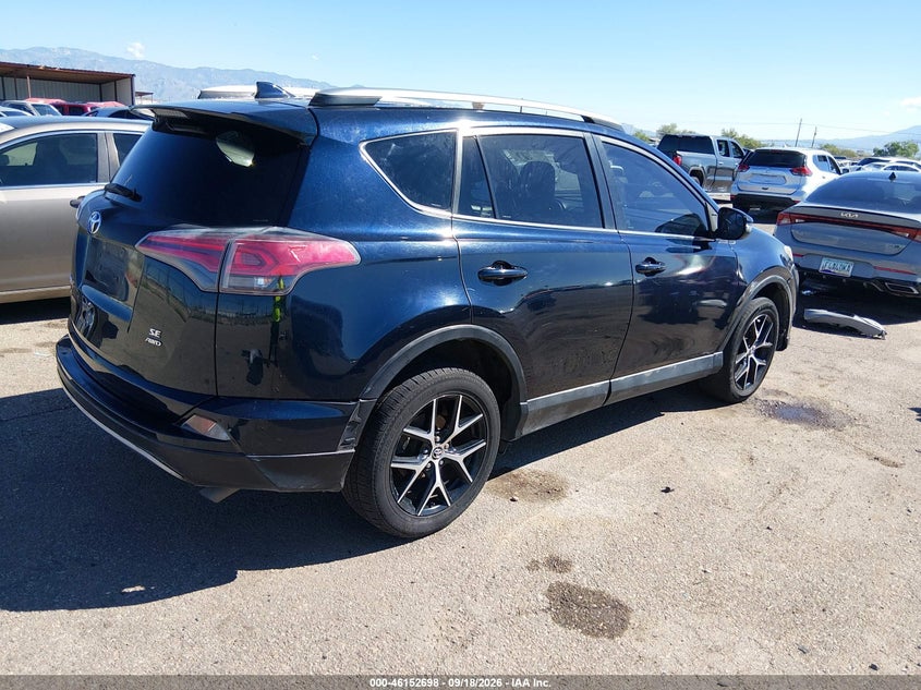 Vin: 2t3jfrev9hw582909, lot: 46652484, toyota rav4 se 20174