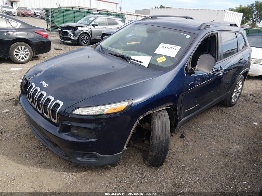 Vin: 1c4pjlab7fw695256, lot: 46652496, jeep cherokee sport 20152