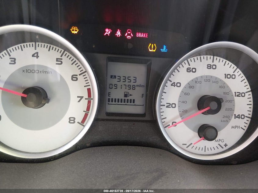 2013 SUBARU IMPREZA auction photo 7