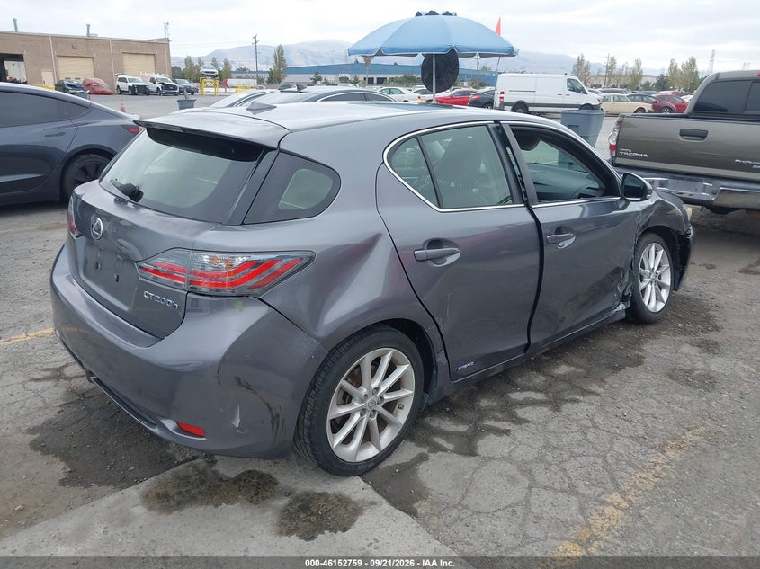 Vin: jthkd5bh8c2077882, lot: 46652544, lexus ct 200h premium 20124