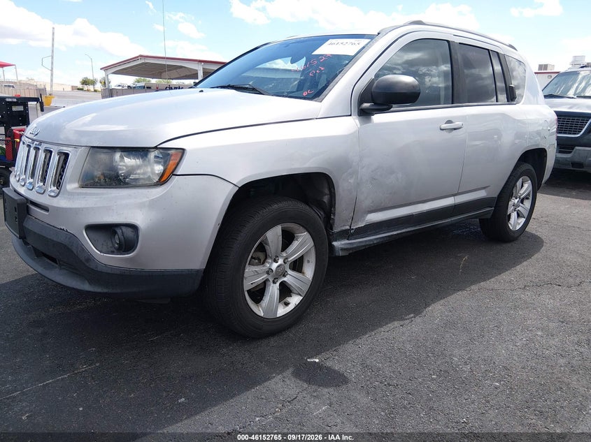 Vin: 1c4njdbb1ed598401, lot: 46652550, jeep compass sport 20142