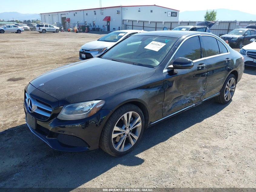 Vin: 55swf4kb6gu176074, lot: 46652597, mercedes-benz c 300 luxury 4matic 20162