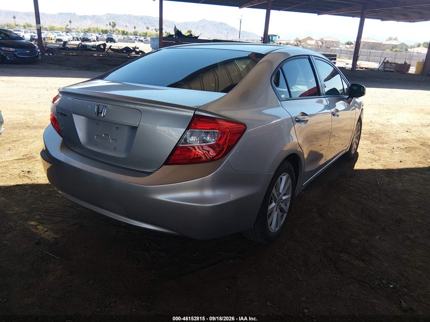 Vin: 2hgfb2f85ch330005, lot: 46652600, honda civic ex 20124