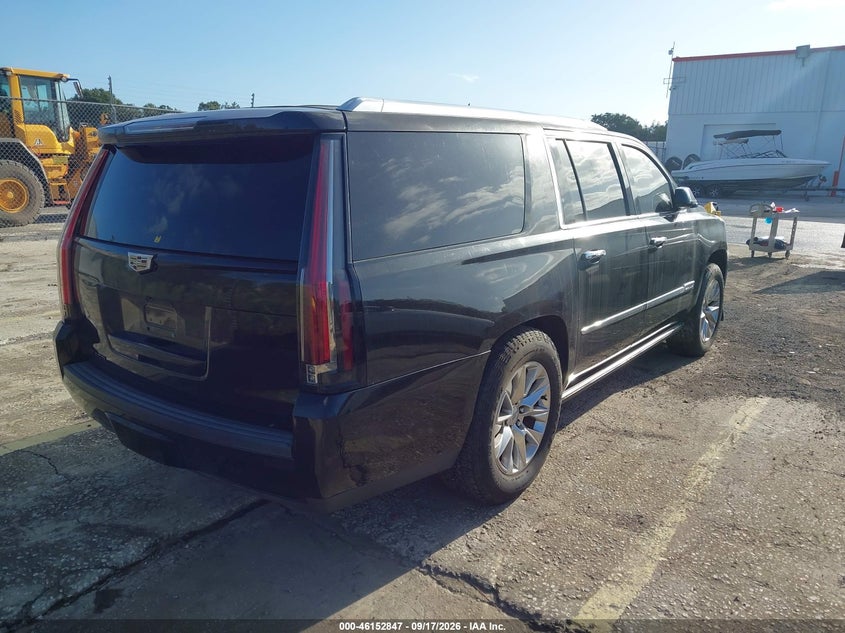 Vin: 1gys4jkjxfr207955, lot: 46652632, cadillac escalade esv premium 20154