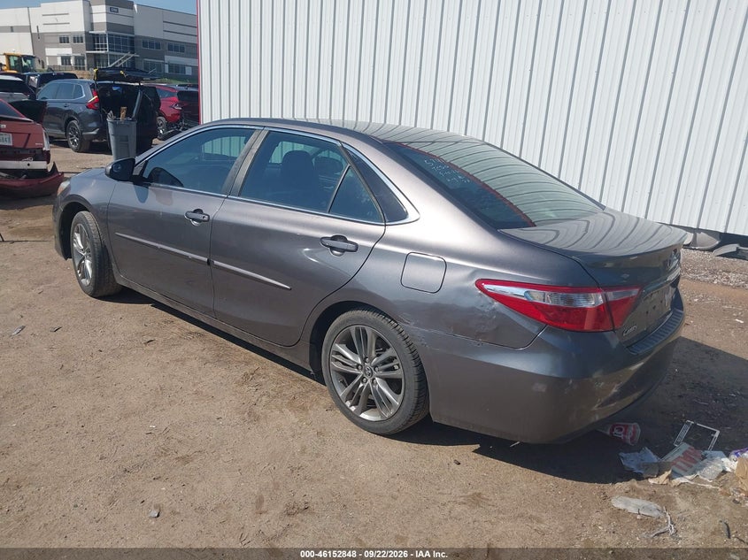 Vin: 4t1bf1fk4hu370809, lot: 46652633, toyota camry se 20173