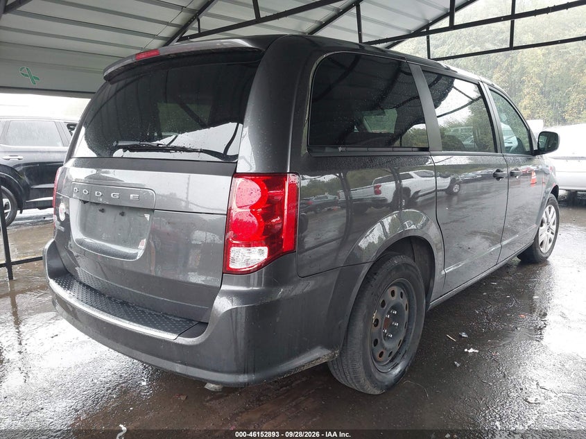 Vin: 2c4rdgbg8kr664912, lot: 46652678, dodge grand caravan se 20194