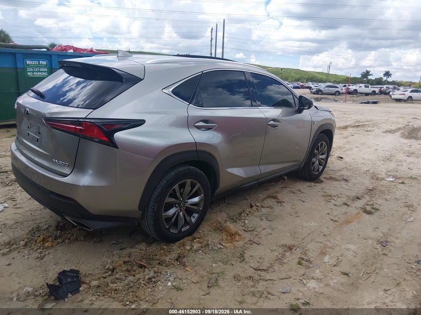 Vin: jtjsarbz2m2185634, lot: 46652688, lexus nx nx 300 f sport 20214