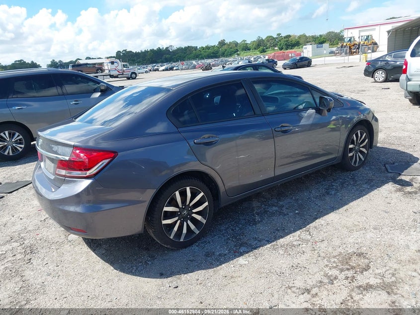 Vin: 2hgfb2f98fh502704, lot: 46652689, honda civic ex-l 20154