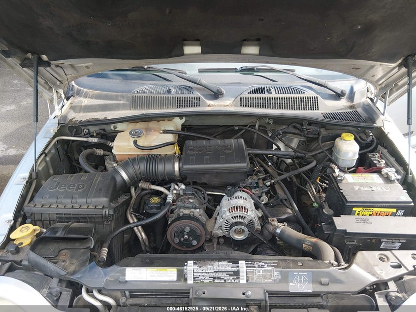 JEEP LIBERTY 2002 VIN 1J4GK38K52W366109