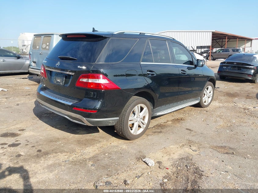 Vin: 4jgda5hb4fa617546, lot: 46652725, mercedes-benz ml 350 4matic 20154