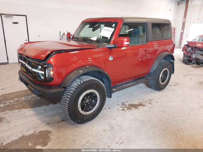 Vin: 1fmde5ch6nlb84668, lot: 46652754, ford bronco outer banks 20222