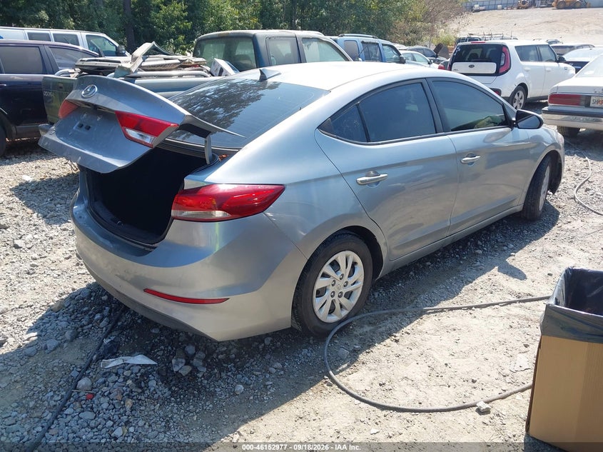 Vin: 5npd74lf3hh077416, lot: 46652762, hyundai elantra se 20174
