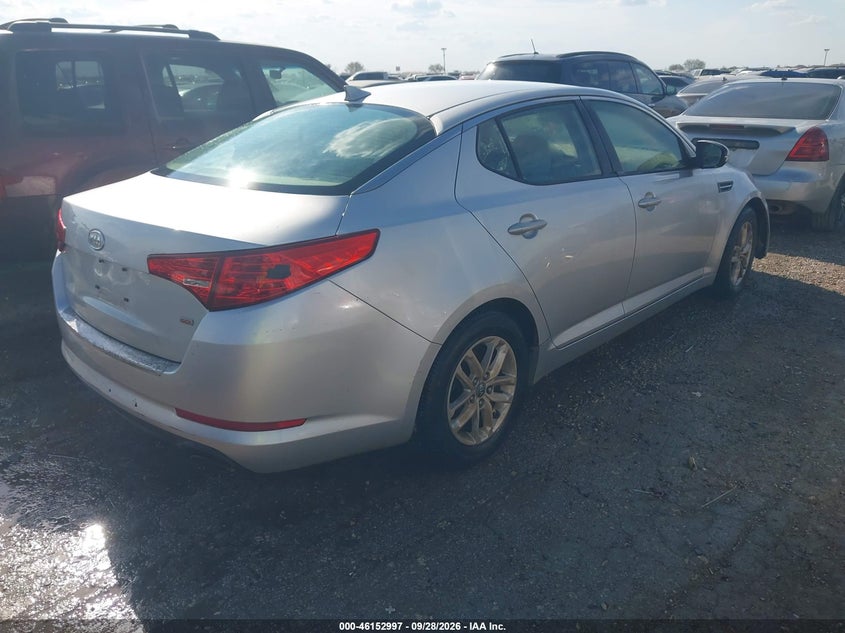 Vin: knagm4a79b5131307, lot: 46652796, kia optima lx 20114