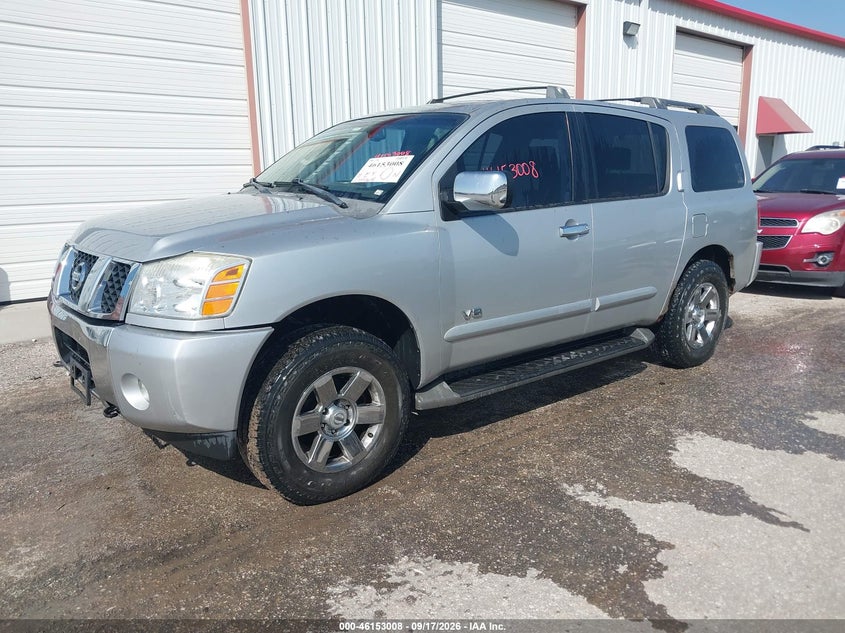 2007 Nissan Armada Le, Звичайний знос, IAAI, VIN 5N1BA08C97N701326 — фото 2