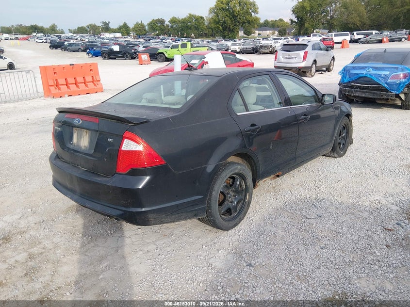 Vin: 3fahp0ha8ar401430, lot: 46652809, ford fusion se 20104