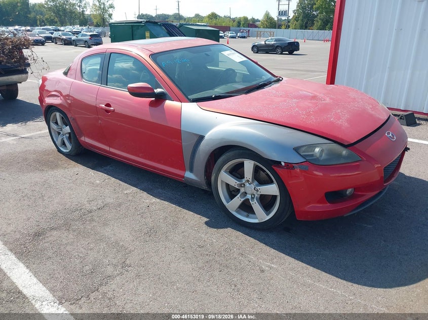2004 Mazda Rx-8 Sport Automatic, Обычный износ, IAAI, VIN JM1FE17N840121951