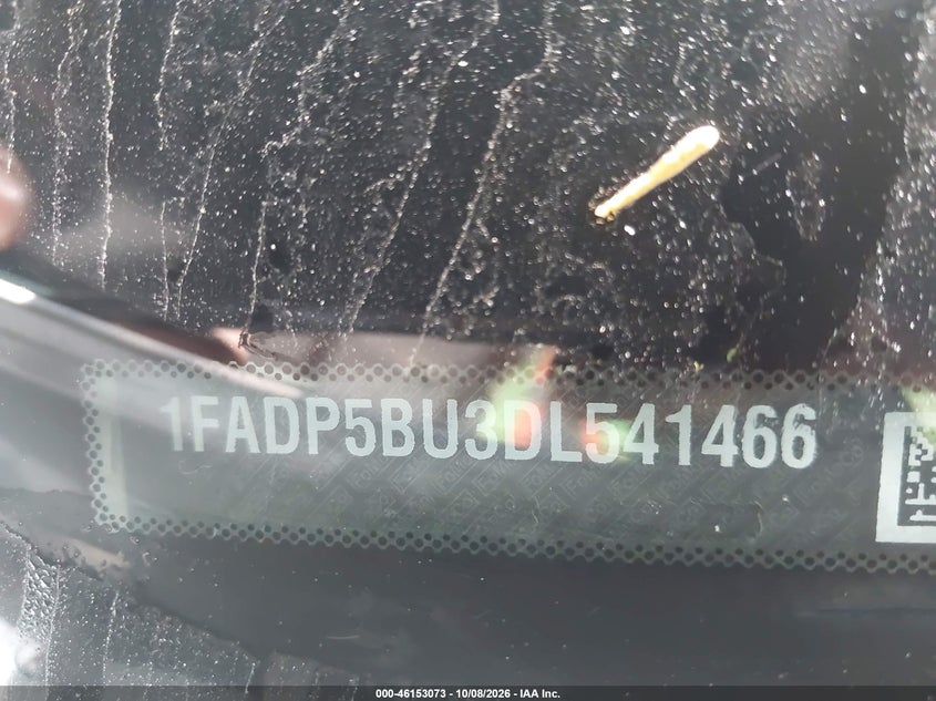 FORD C-MAX HYBRID 2013 VIN 1FADP5BU3DL541466