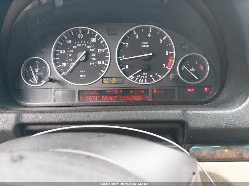 BMW X5 2006 VIN 5UXFB53586LV23569