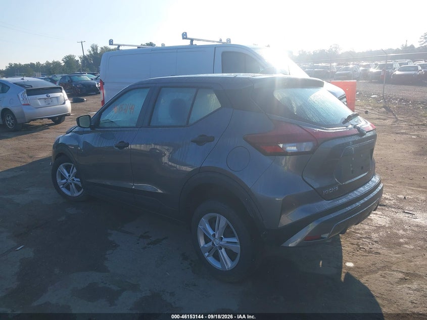Vin: 3n1cp5bv7rl558980, lot: 46652943, nissan kicks s xtronic cvt 20243