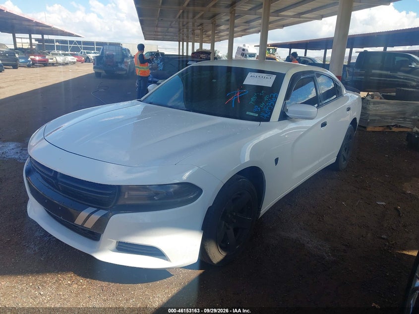 Vin: 2c3cdxat4fh778815, lot: 46652962, dodge charger police 20152
