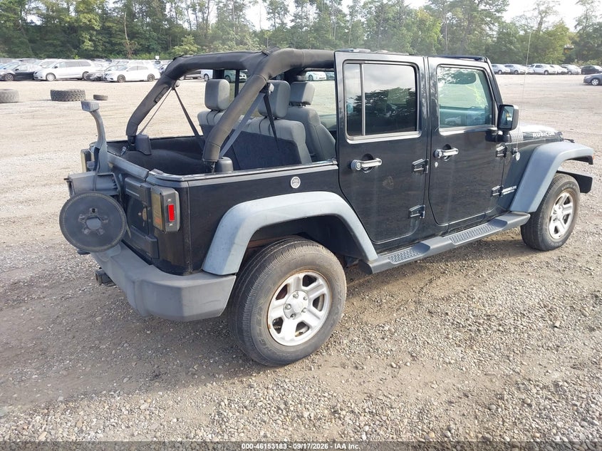 Vin: 1j4ha6h17al193175, lot: 46652982, jeep wrangler unlimited rubicon 20104