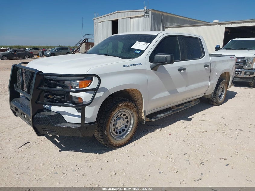 Vin: 2gcudaed4p1146827, lot: 46653014, chevrolet silverado 1500 4wd  short bed wt 20232