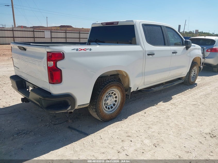 Vin: 2gcudaed4p1146827, lot: 46653014, chevrolet silverado 1500 4wd  short bed wt 20234