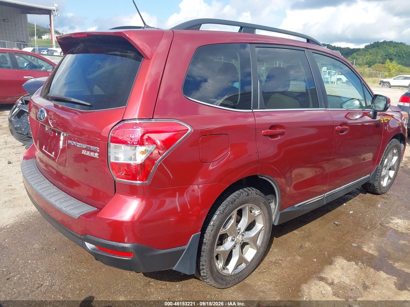 Vin: jf2sjauc6fh449890, lot: 46653020, subaru forester 2.5i touring 20154