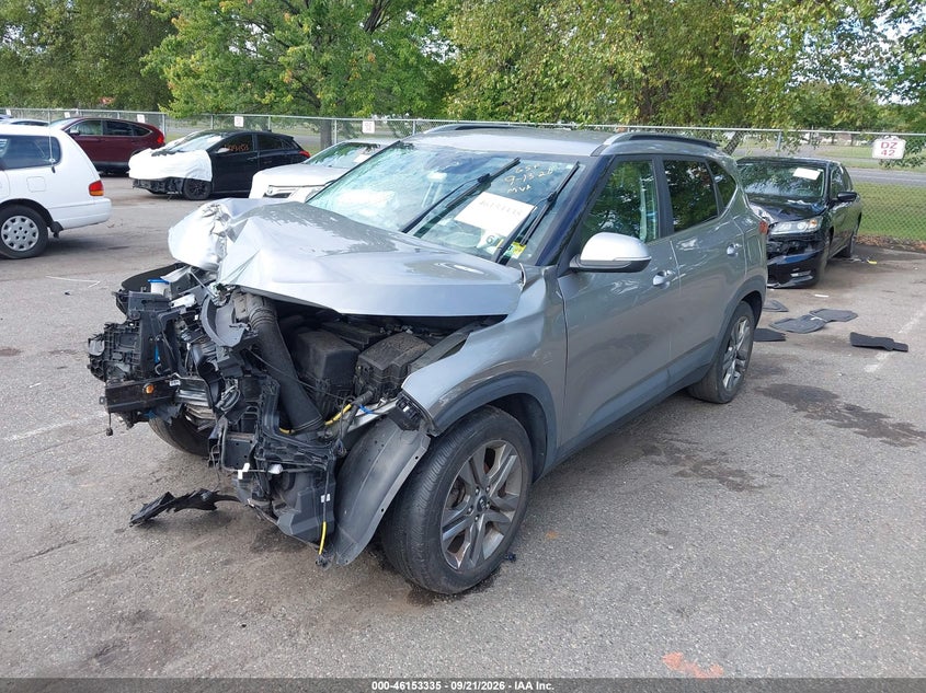 Vin: kndeu2aaxm7141393, lot: 46653134, kia seltos s 20212