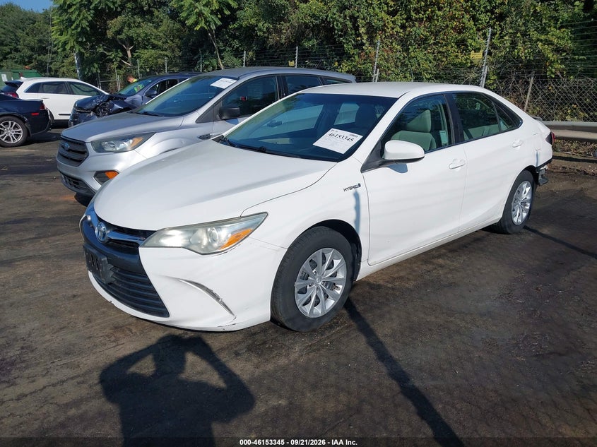 Vin: 4t1bd1fk2gu188028, lot: 46653144, toyota camry hybrid le 20162