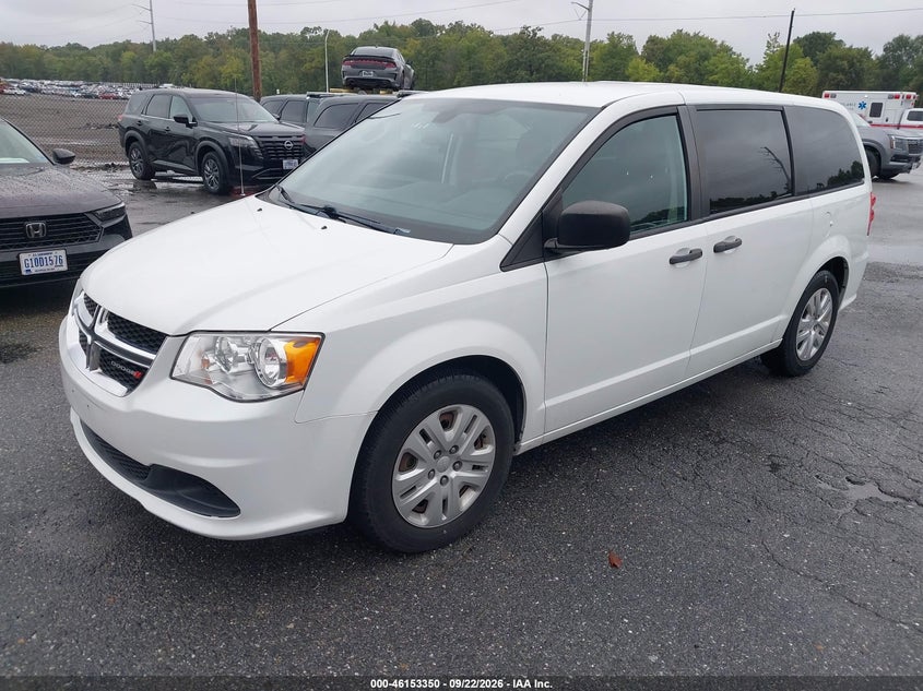 2019 Dodge Caravan, Обычный износ, IAAI, VIN 2C4RDGBG4KR749231 — фото 2