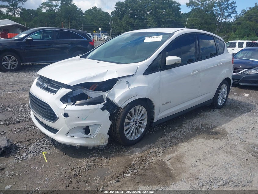 Vin: 1fadp5au3hl111346, lot: 46653162, ford c-max hybrid se 20172