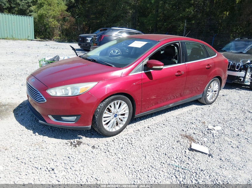 Vin: 1fadp3j23fl227372, lot: 46653180, ford focus titanium 20152