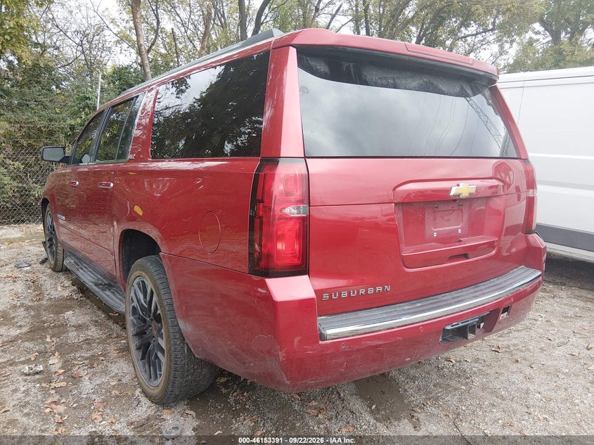 Vin: 1gnskkkcxfr257913, lot: 46653190, chevrolet suburban 1500 ltz 20153