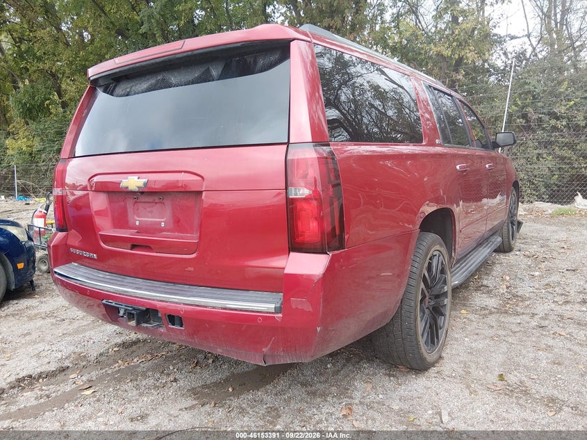 Vin: 1gnskkkcxfr257913, lot: 46653190, chevrolet suburban 1500 ltz 20154