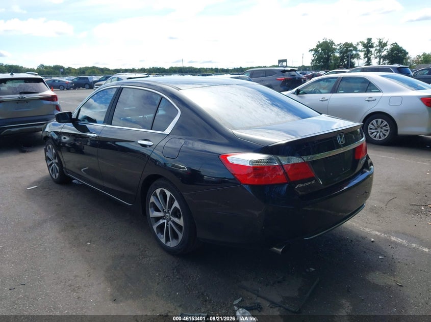 Vin: 1hgcr2f51fa159356, lot: 46653200, honda accord sport 20153
