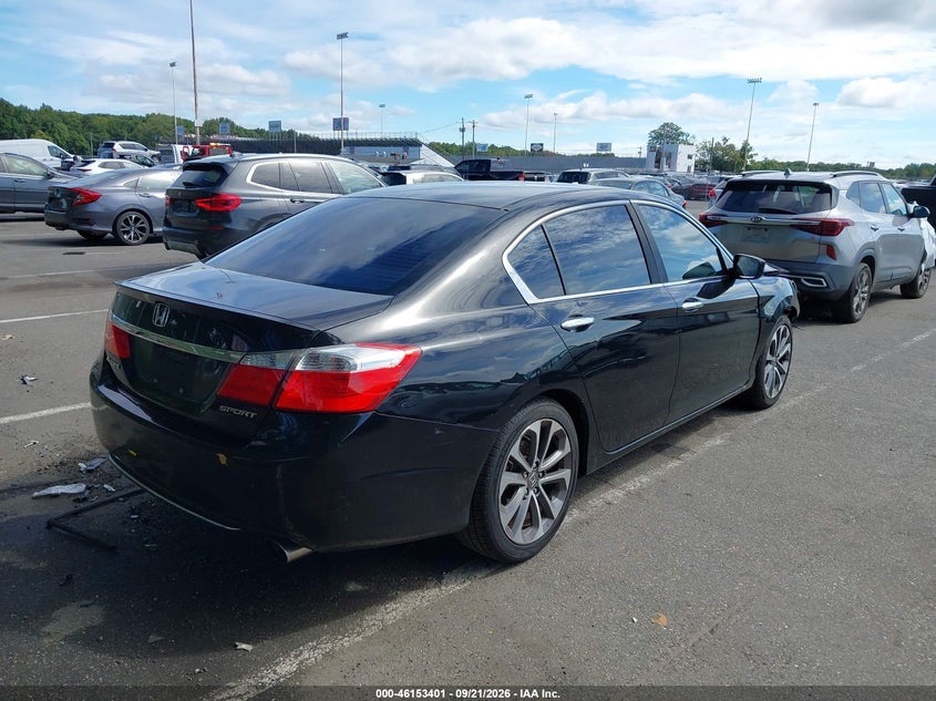 Vin: 1hgcr2f51fa159356, lot: 46653200, honda accord sport 20154
