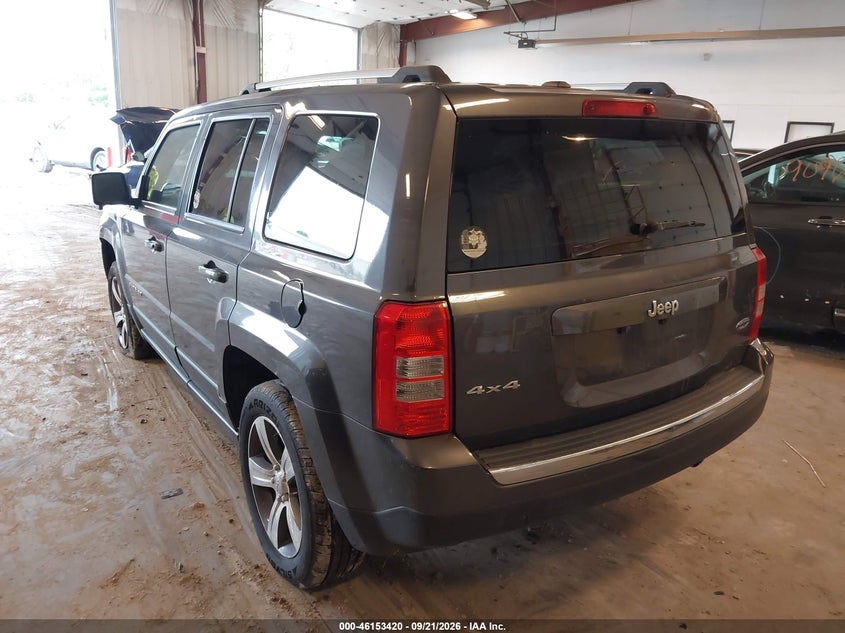 Vin: 1c4njrfb2gd522034, lot: 46653219, jeep patriot high altitude edition 20163