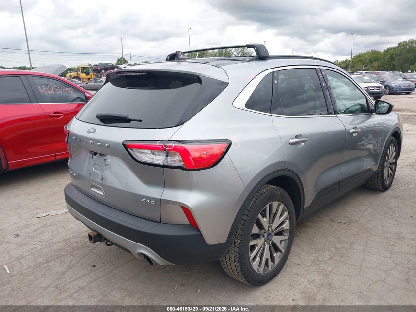 Vin: 1fmcu9j94nuc00104, lot: 46653228, ford escape titanium 20224