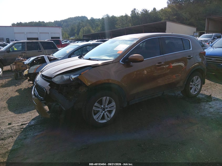 2017 Kia Sportage, Удар спереду, IAAI, VIN KNDPM3AC4H7276438 — фото 2