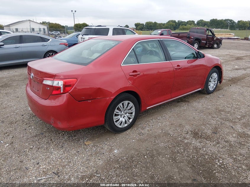 Vin: 4t4bf1fk0cr192685, lot: 46653259, toyota camry le 20124